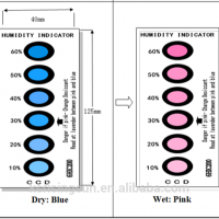 6 dots Cobalt Humidity Indicator Card